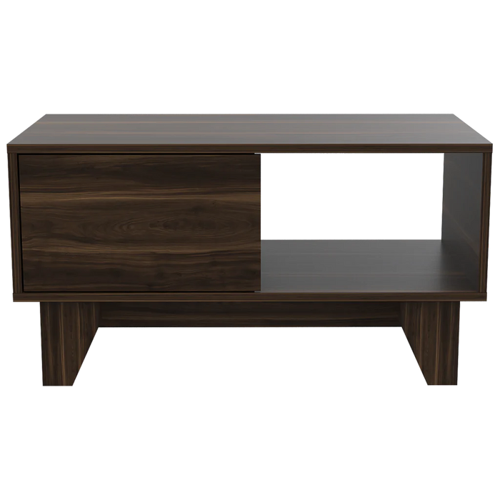 Mesa de Centro Atriz color Caoba para Sala.