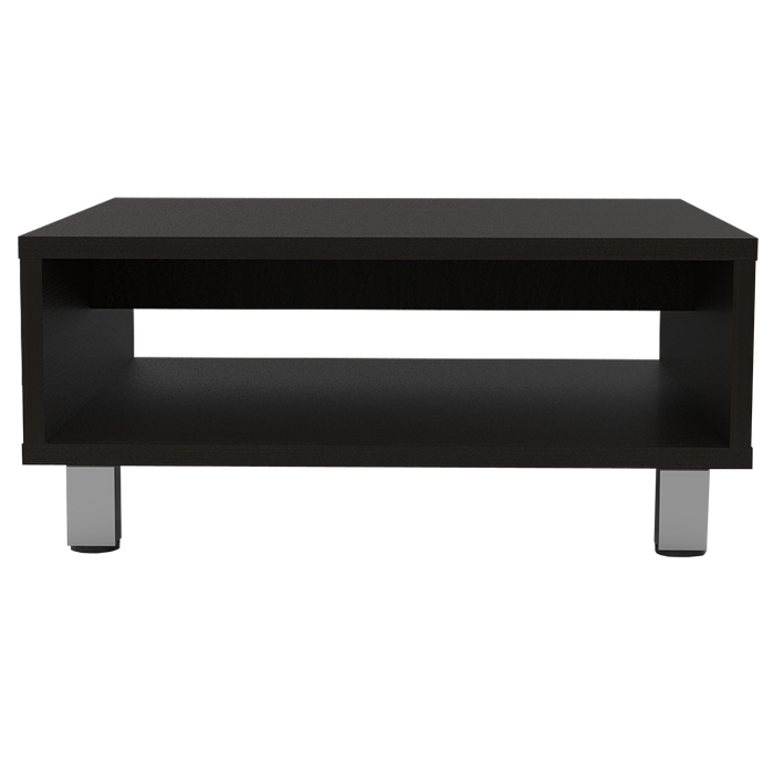 Mesa de Centro Pity, Wengue, con Patas En Acero Cromado