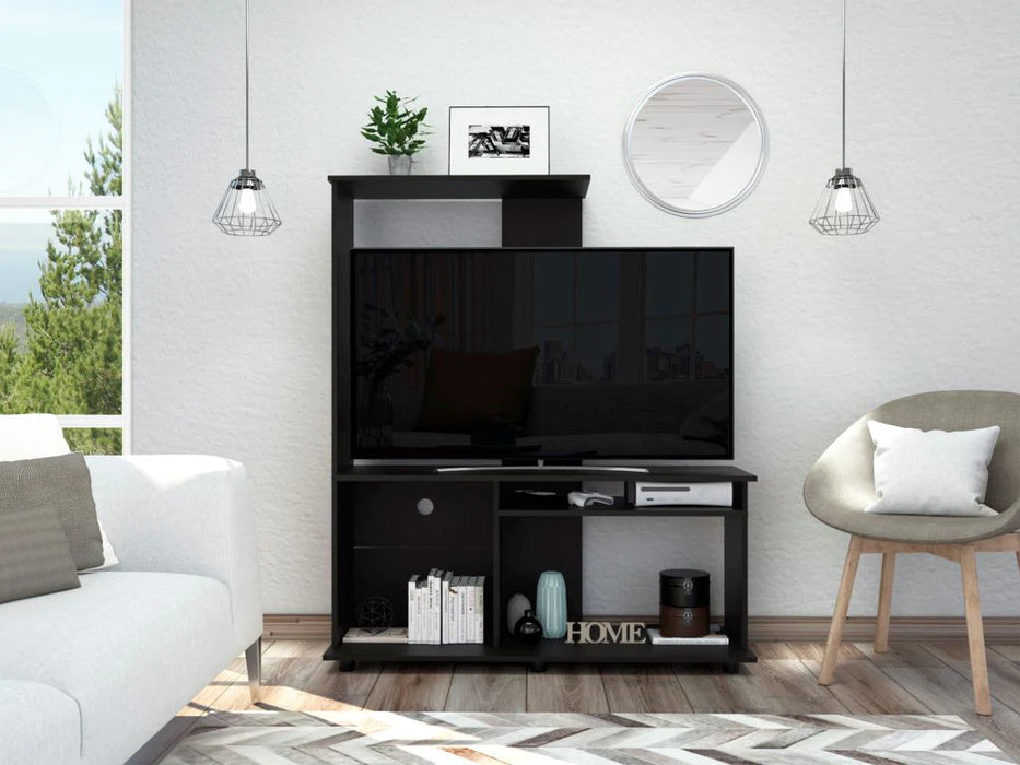 Mesa para tv monet, wengue, con capacidad para televisor de 50 pulgadas