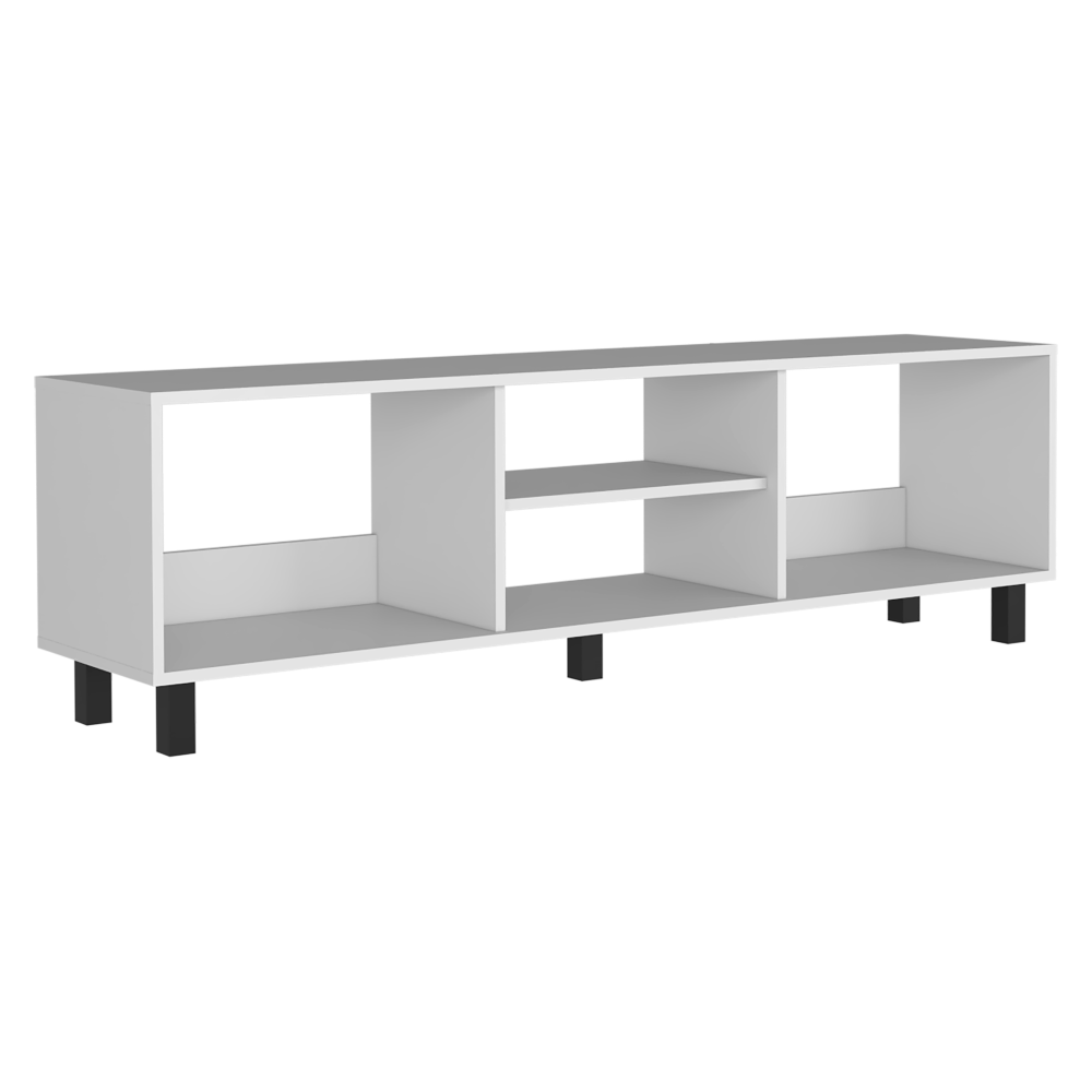 Mesa Para Tv Tunez, Blanco Duqueza, Para Televisor Hasta 70 Pulgadas