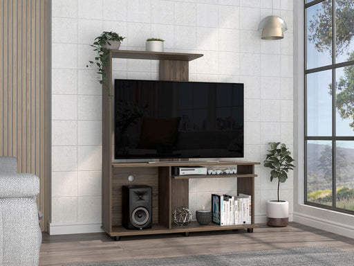 Mesa para tv telmo, chocolate, con espacio para tv hasta de 45 pulgada -  Madecentro