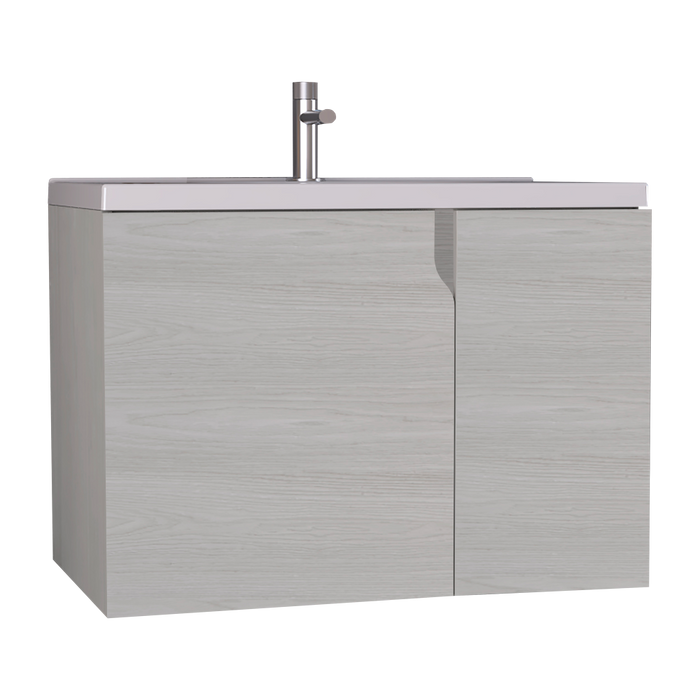 Mueble Lavamanos Elipse color Nevado para Baño.