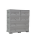 Mueble Organizador Elegance Dali, Gris, con Seis Cajones Deslizables