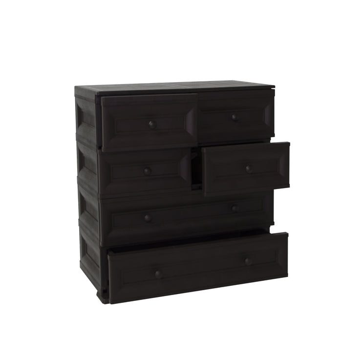 Mueble Organizador Elegance Dali, Wengue, con Seis Cajones Deslizables