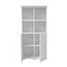 Mueble Organizador Elegance Liso Monet, Blanco Perla, con Dos Puertas Batientes