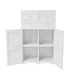 Mueble Organizador Elegance Picasso, Blanco Perla, con Tres Cajones Deslizables