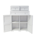 Mueble Organizador Elegance Picasso, Blanco Perla, con Tres Cajones Deslizables