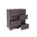 Mueble Organizador Elegance Van Gogh, Cocoa, con Ocho Cajones Deslizables