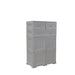 Mueble Organizador Elegance Van Gogh, Gris, con Ocho Cajones Deslizables