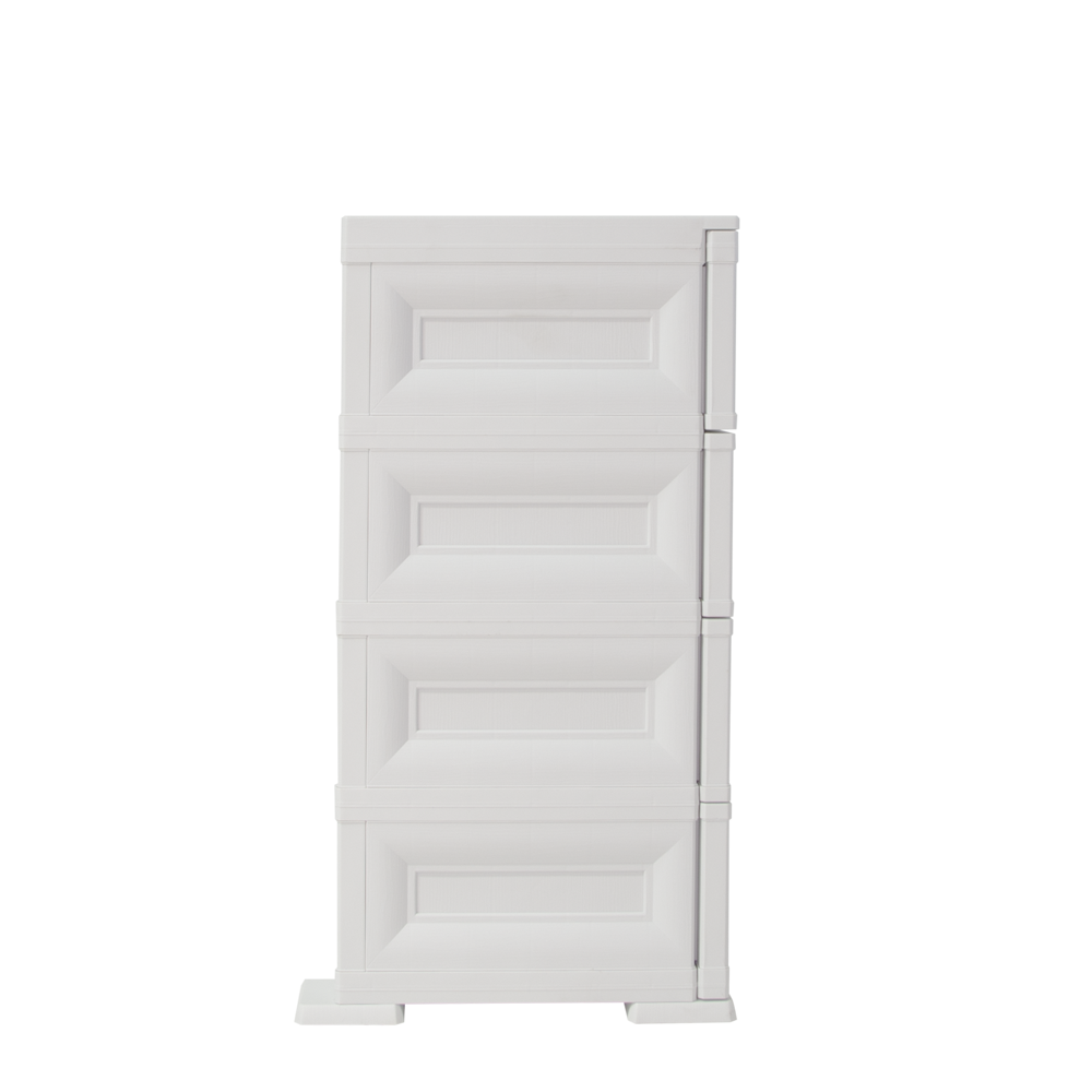 Mueble Organizador Elegance Liso Da Vinci, Blanco Perla, con