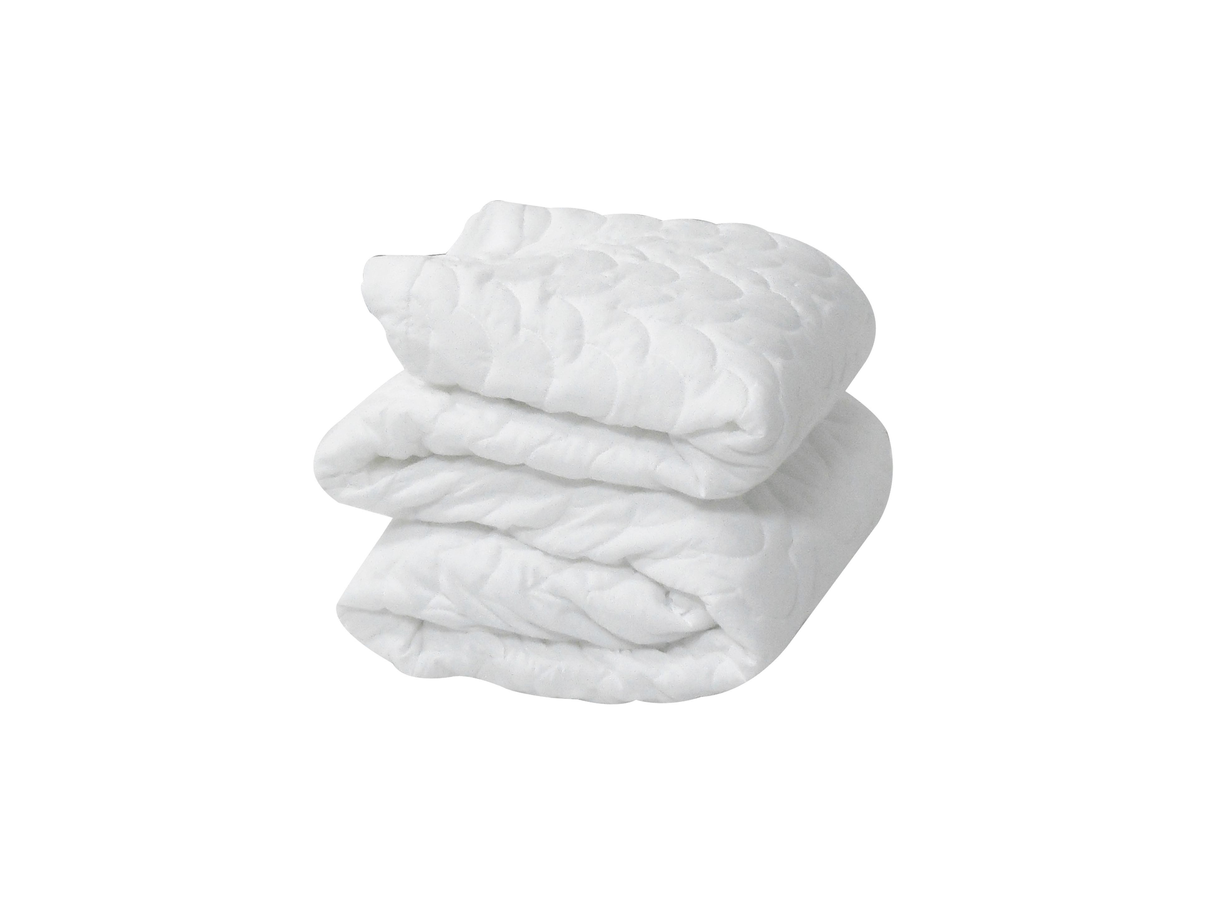 Protector acolchado para cama sencilla, blanco Madecentro