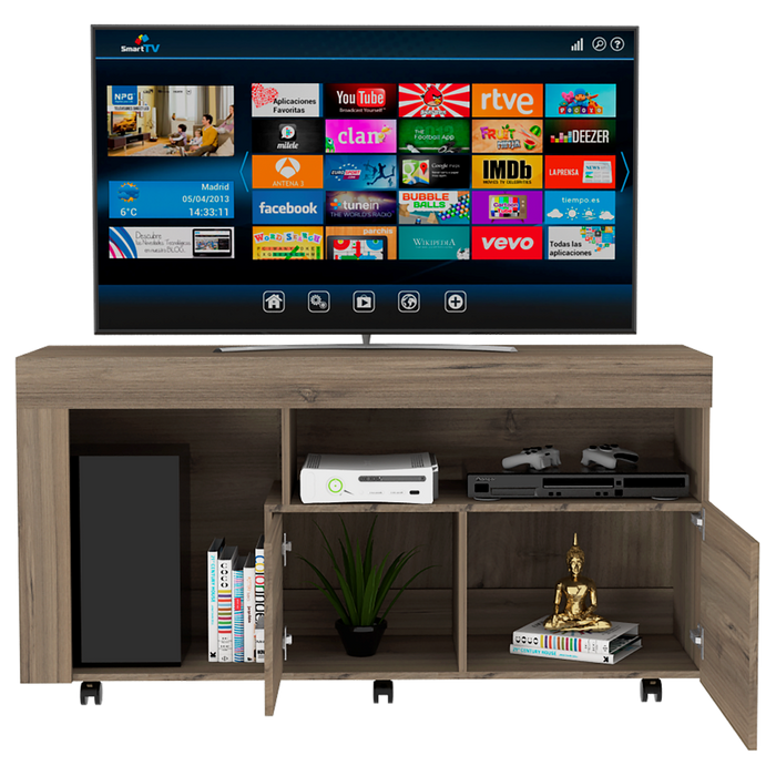 Mesa Para Tv Meira, Moca, con Espacio Para Televisor de Hasta 60 Pulgadas