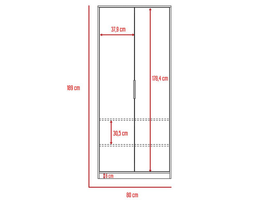 Combo Palaos , Para Habitación, Incluye Closet y Organizador