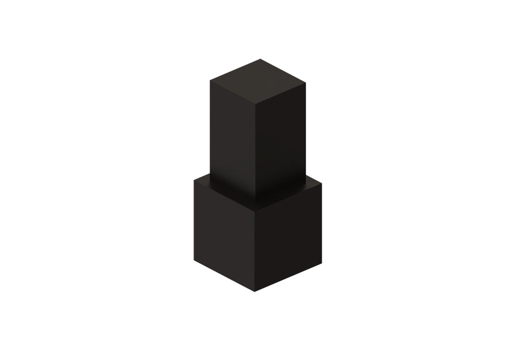 Conector cubo modular pata negro