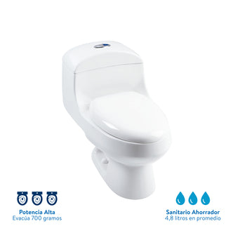 Sanitario Corona Montecarlo Alongado Blanco