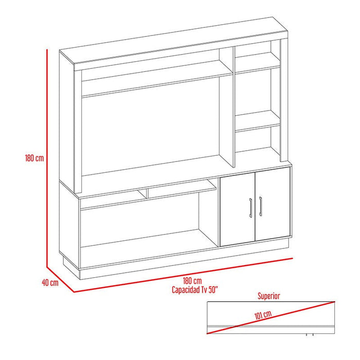 Combo Taurus , Incluye Mesa Para Tv y Closet