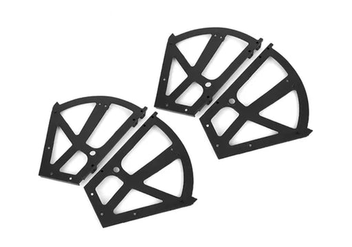 Zapatero de plástico de 2 capas, negro HSO407-00