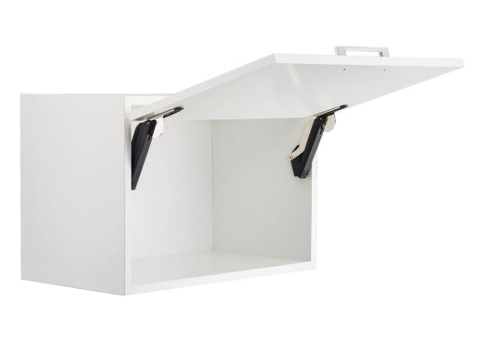 Brazo free space push to open negro modelo D altura 225 mm - 650 mm