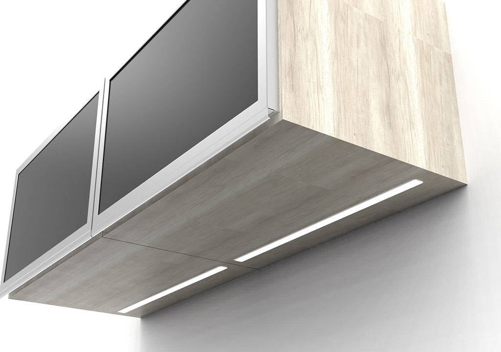 Perfil LED para muebles especialmente de cocina de 26 mm x 10,4 mm – tidled