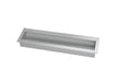 Manija aluminio rectangular de incrustar cc: 352 mm
