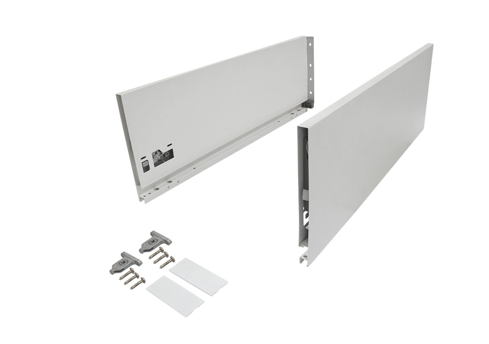 Costado metálico para slim box alto blanco h:148mm l:400mm