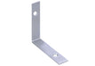 Platina ángulo en l cantonera acero zincado 3" x 3" x 0.9" x 2.3 mm