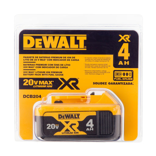 herramientas electricas baterías bateria 20 vatios 4ah dewalt dcb204 madecentro 1