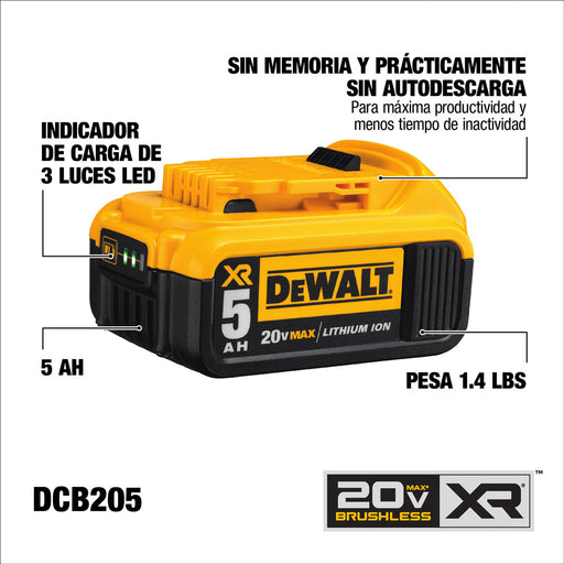 herramientas electricas baterias dcb205 madecentro 1