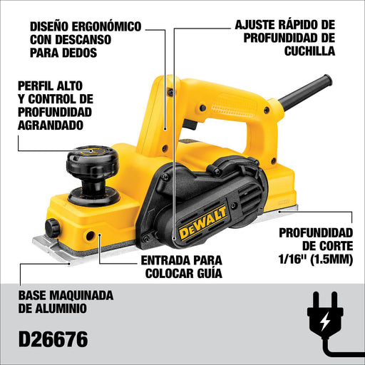 herramientas electricas cepillos electricos dewalt d26676 b3 madecentro 1