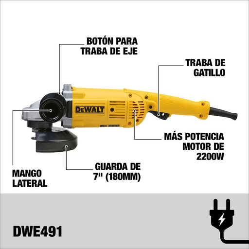 herramientas electricas pulidoras industrial dewalt dwe491 b3 madecentro 1