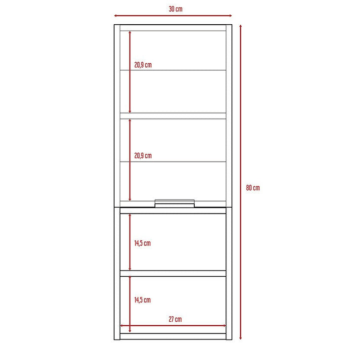 Gabinete de Baño Ciro, con Amplio Espacio Para Guardar Objetos de Aseo Persona X2